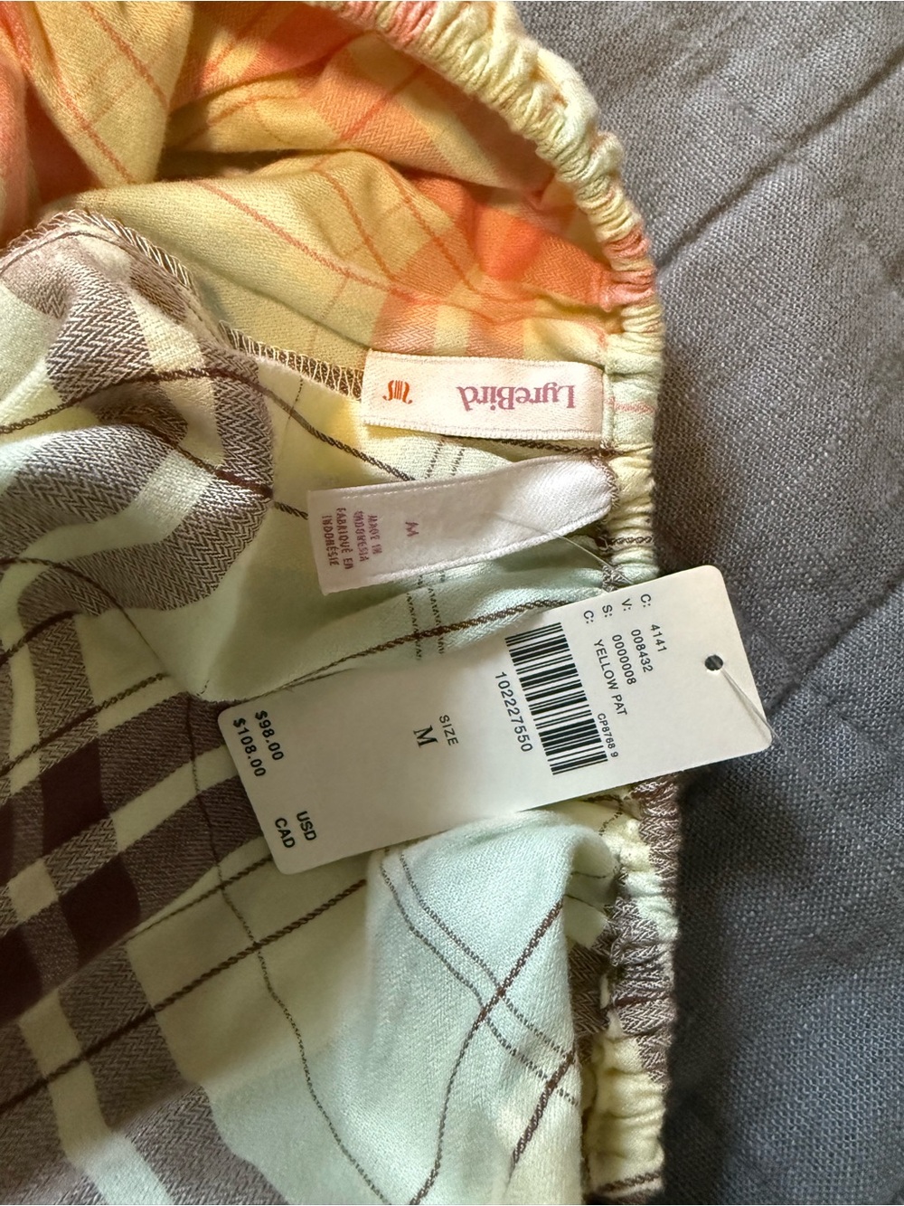 NWT Lyrebird - Anthropologie Plaid Nap Mini Sleeveless Dress - Picture 6 of 8